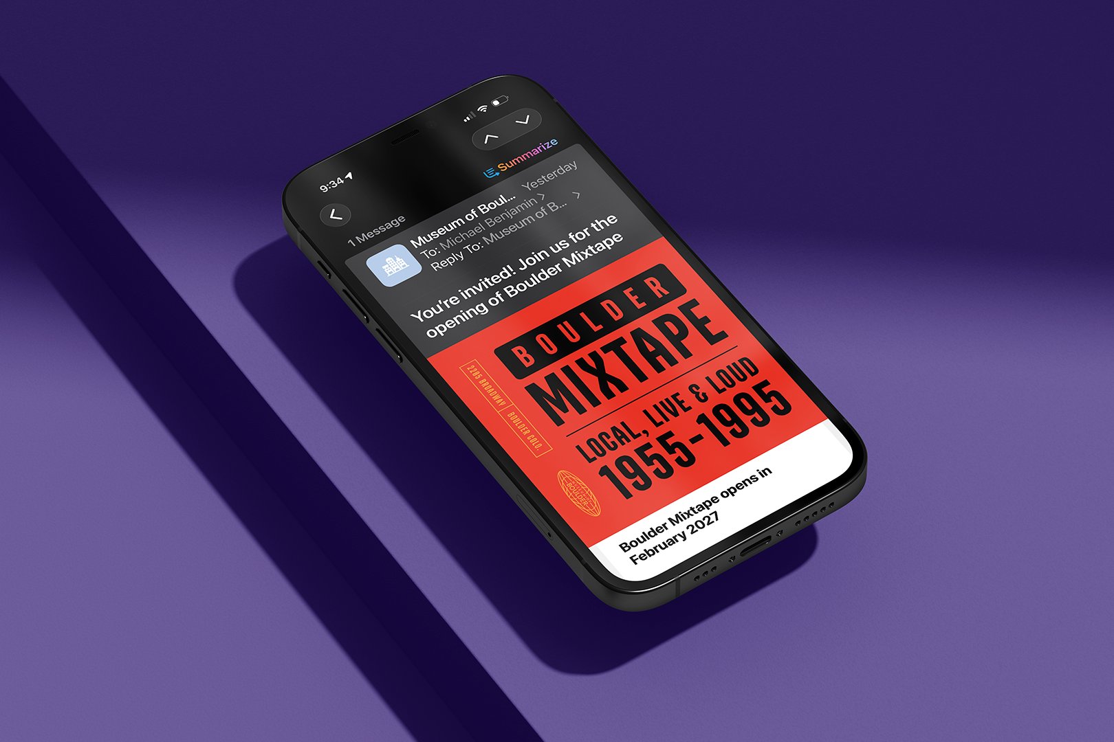 CRM 01, wide email and digital ad mockup