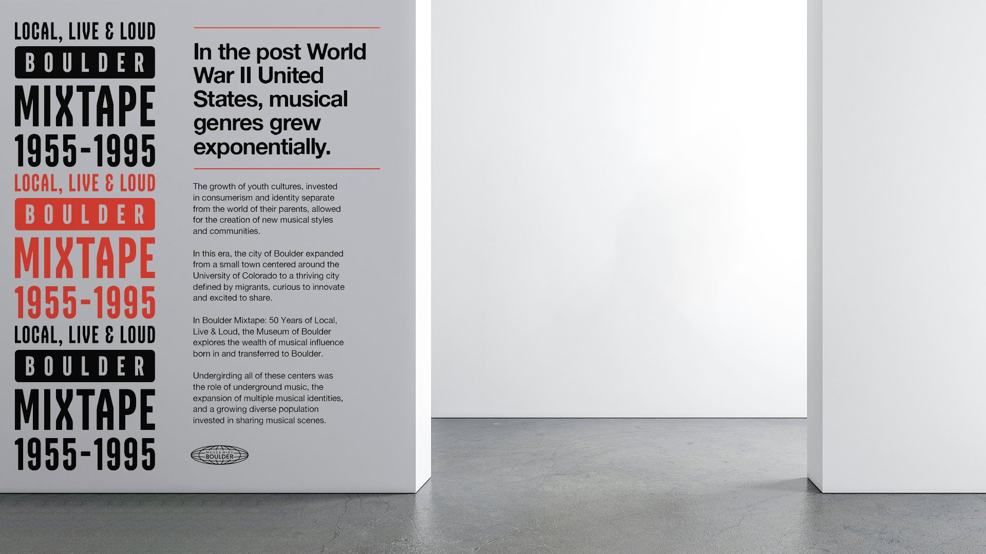 Intro Wall Panel mockup